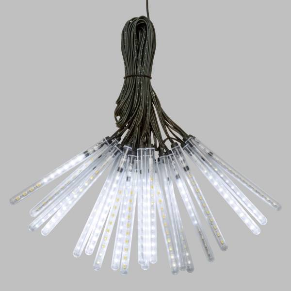 Lotti - Guirlande lumineuse chute de neige 9,5m 20 mini tubes stalactites blanc froid Lotti - Image 5