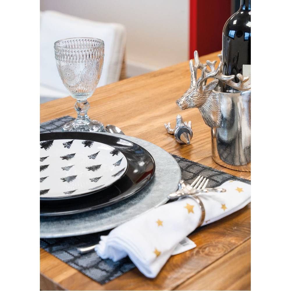 Aubry Gaspard - Set de table en vinyle croco (Lot de 6) - Image 2