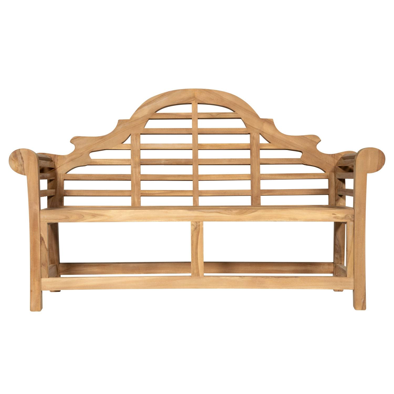 Banc de jardin en teck 150cm JAVA - HAPPY GARDEN - Image 3