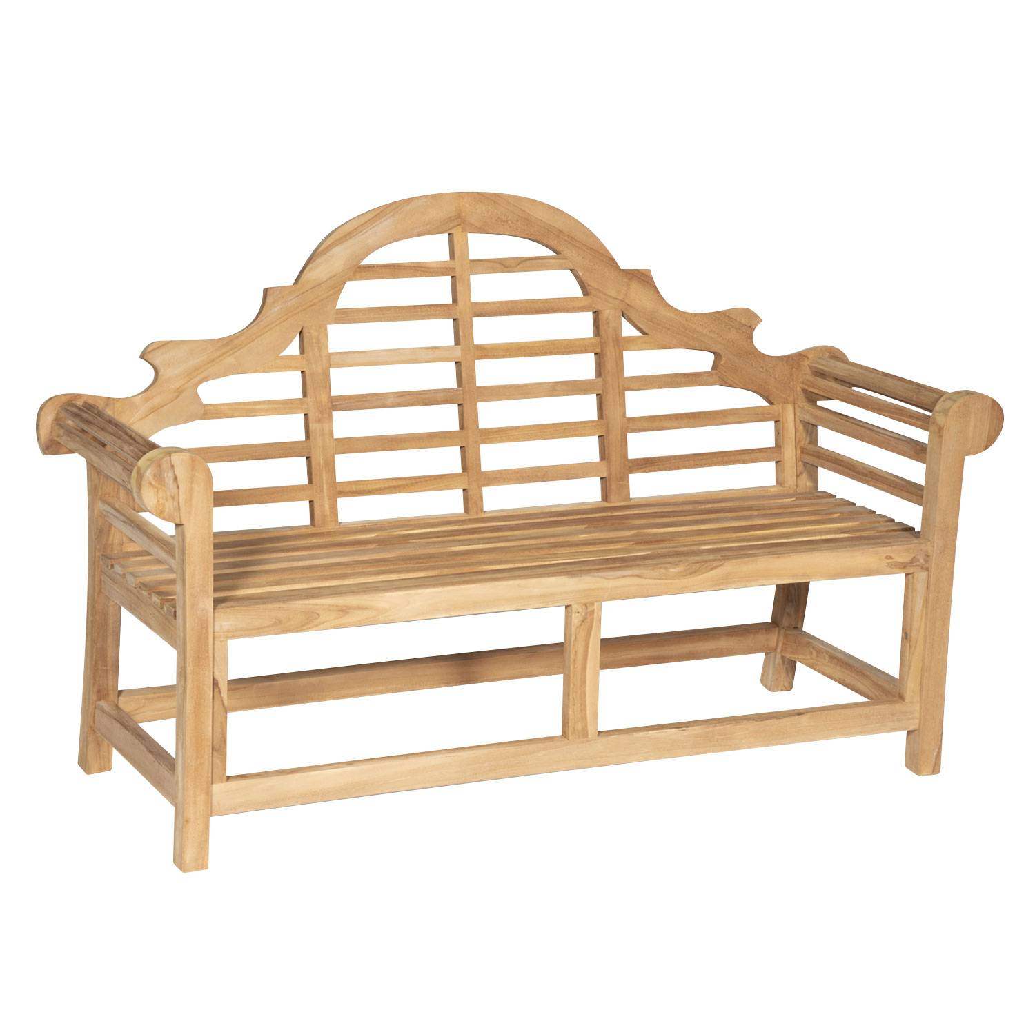 Banc de jardin en teck 150cm JAVA - HAPPY GARDEN - Image 1