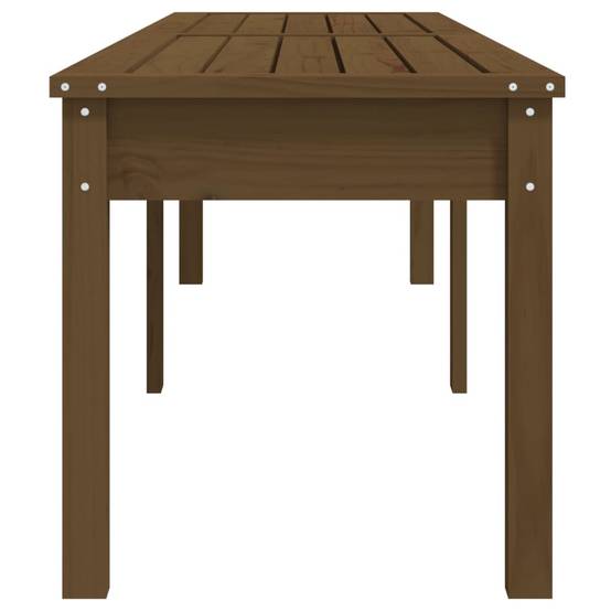 Vidaxl - Banc de jardin à 2 places marron miel 203,5x44x45cm bois de pin vidaXL 824021 - Image 6