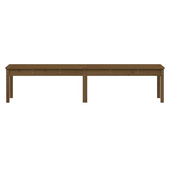 Vidaxl - Banc de jardin à 2 places marron miel 203,5x44x45cm bois de pin vidaXL 824021 - Image 5