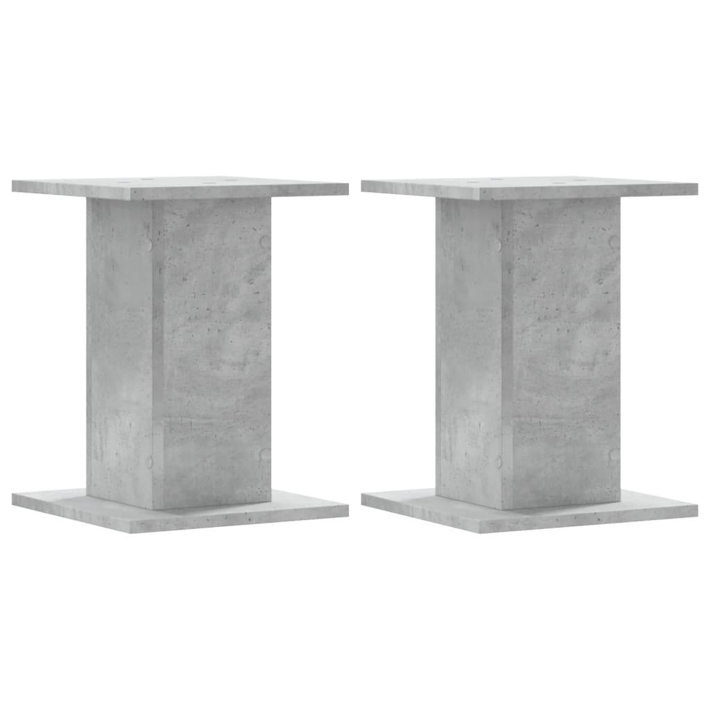 Vidaxl - Supports pour plantes 2 pcs gris béton bois d'ingénierie vidaXL 3307849 - Image 2