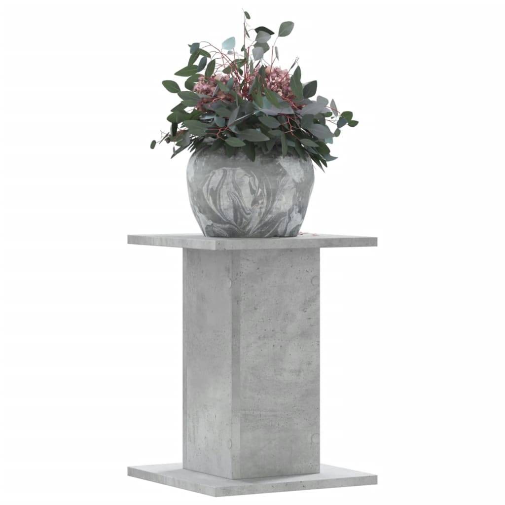 Vidaxl - Supports pour plantes 2 pcs gris béton bois d'ingénierie vidaXL 3307849 - Image 1