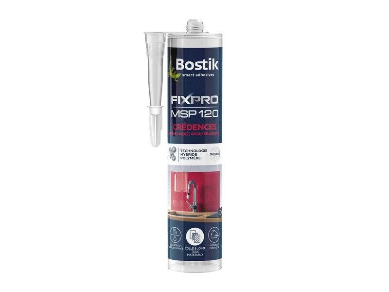 Bostik - Colle joint int/ext polymere bostik fixpro msp 120 credences 290ml - Image 1