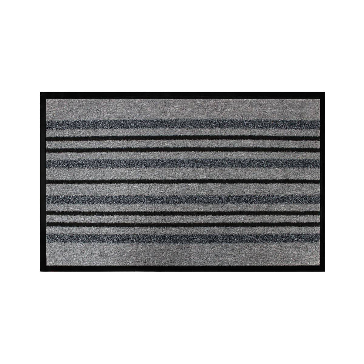 Tapis d'Entrée Anti-Poussière "Piano" 50x80cm Gris - Image 1
