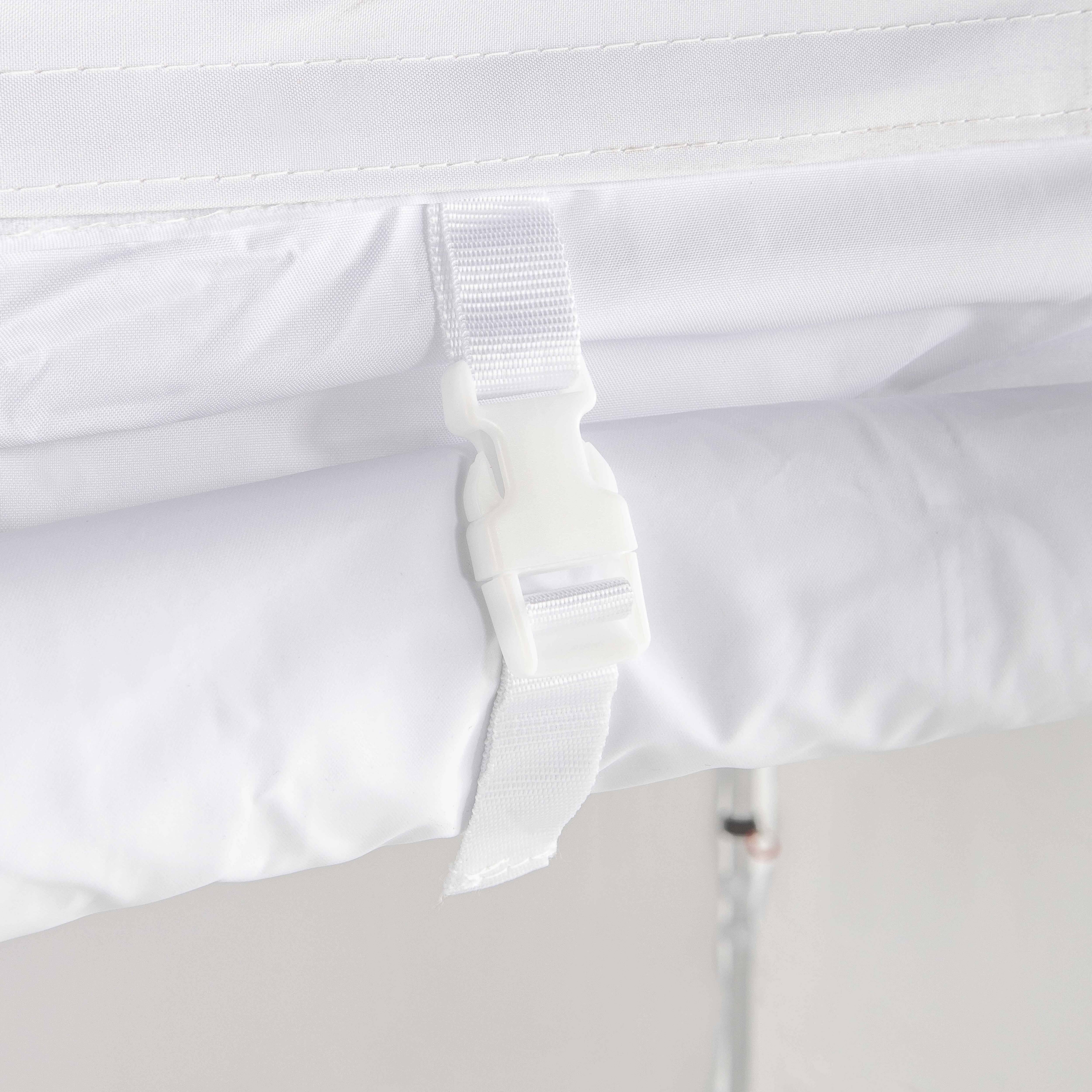 Oviala - Mur porte zippable pour tente pliante blanc 3m 520g/m² - M2 - Oviala - Image 3