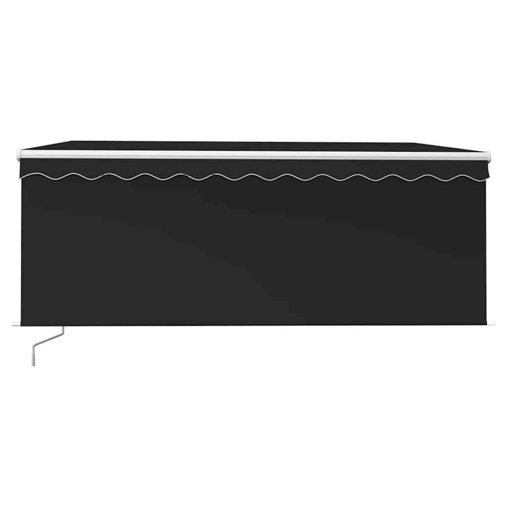 Vidaxl - Auvent rétractable manuel avec store 3,5x2,5 m Anthracite vidaXL 3069279 - Image 4