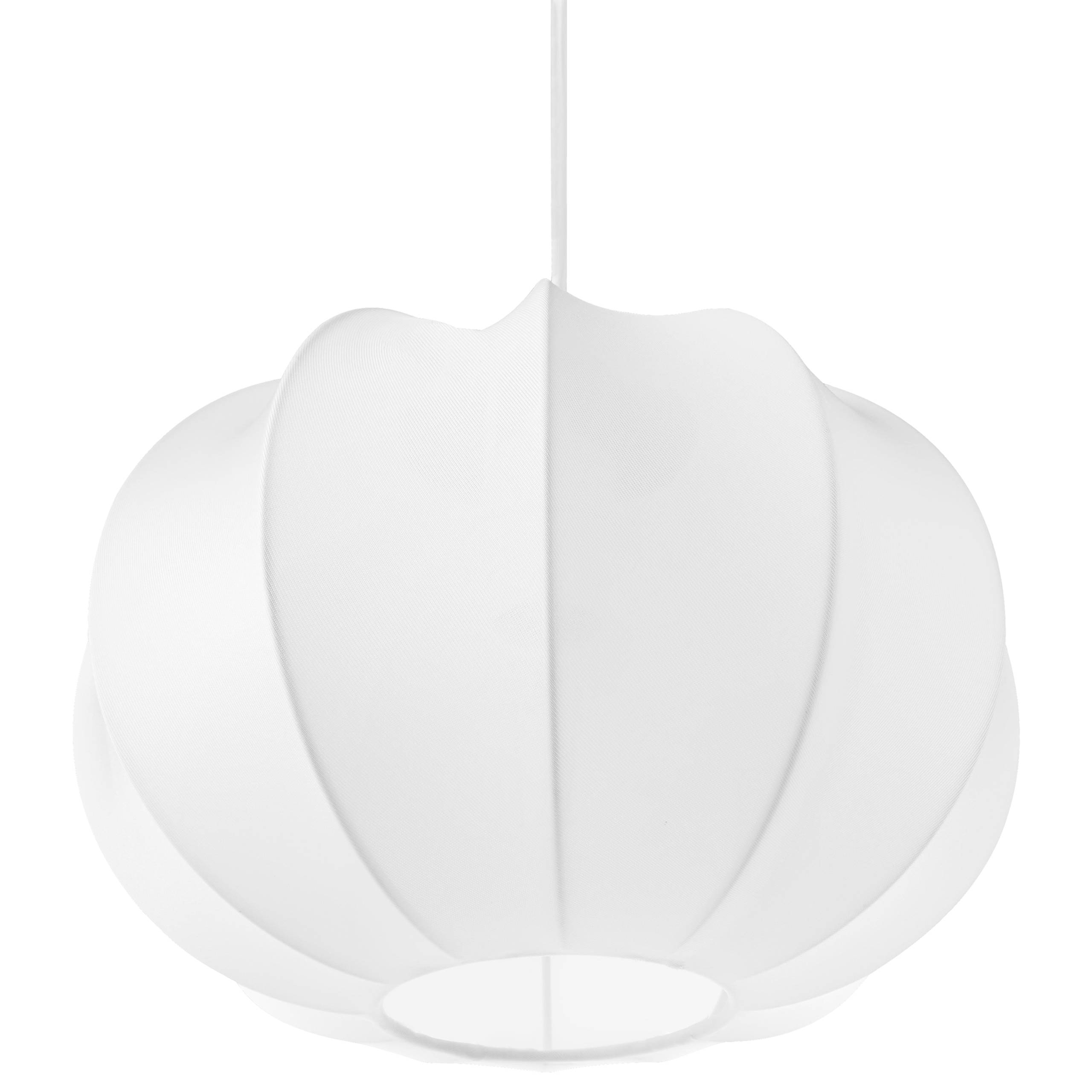Beliani - Lampe suspension Nylon Blanc MARIARA - 29x29x75- Beliani - Image 5