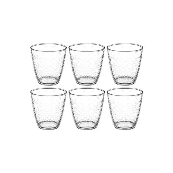 Lot de 6 Gobelets Bas "Rome'Eau" 25cl Transparent