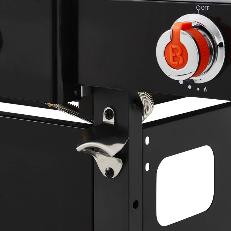 Brasero - Plancha gaz et barbecue charbon Bi‑Energy L - BRASERO BY FAVEX – 2 x 3,6 kW – Plaque inox – réglage charbon – 10 à 12 convives - Image 7