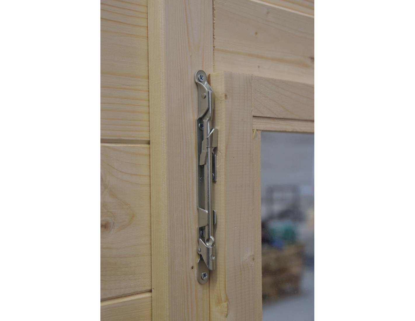 Altanka - Abri de jardin bois 30 m² 6×5 m madriers 40 mm avec double porte et toiture double pente – Altanka - Image 10