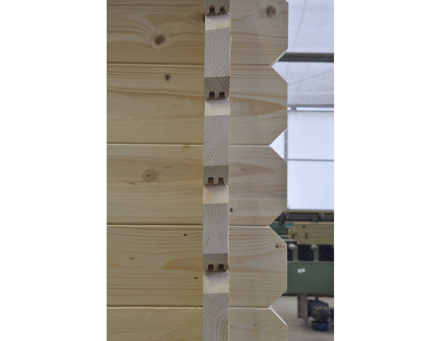 Altanka - Abri de jardin bois 30 m² 6×5 m madriers 40 mm avec double porte et toiture double pente – Altanka - Image 6