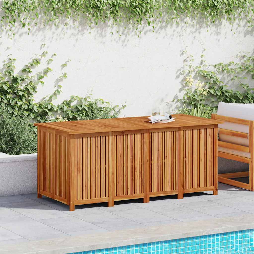 ComfortXL - Coffre de Rangement XXL en Bois d'Acacia Massif pour Terrasse et Jardin 200x80x75 cm – ComfortXL Outdoor Living