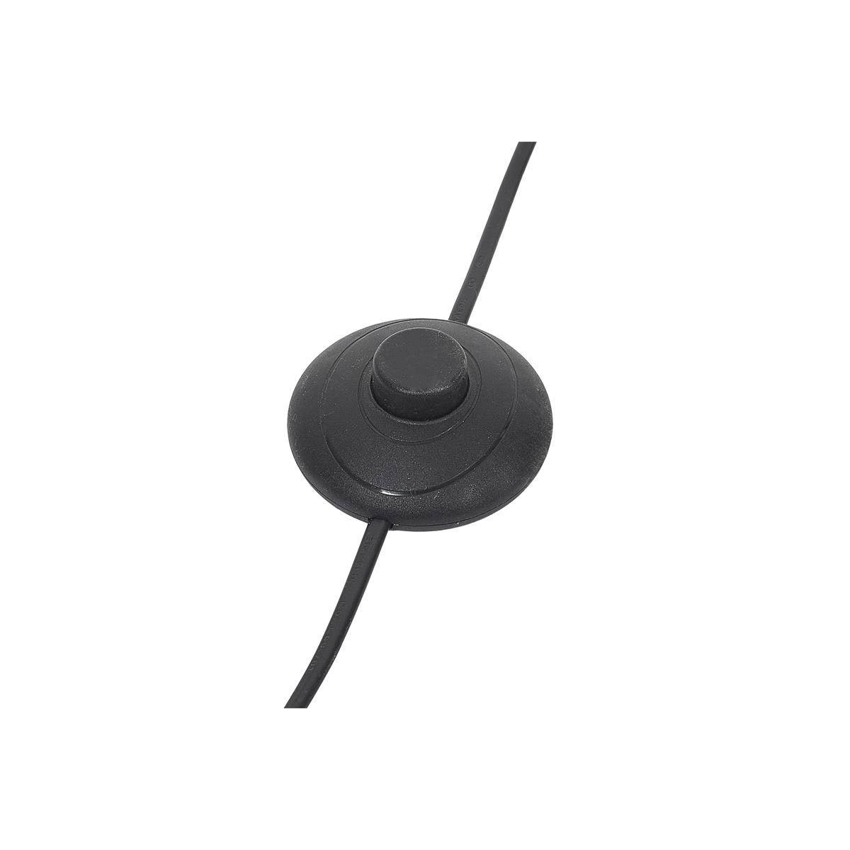 The Home Deco Factory - Lampadaire Design Bouclette "Natural" 150cm Noir - Image 4