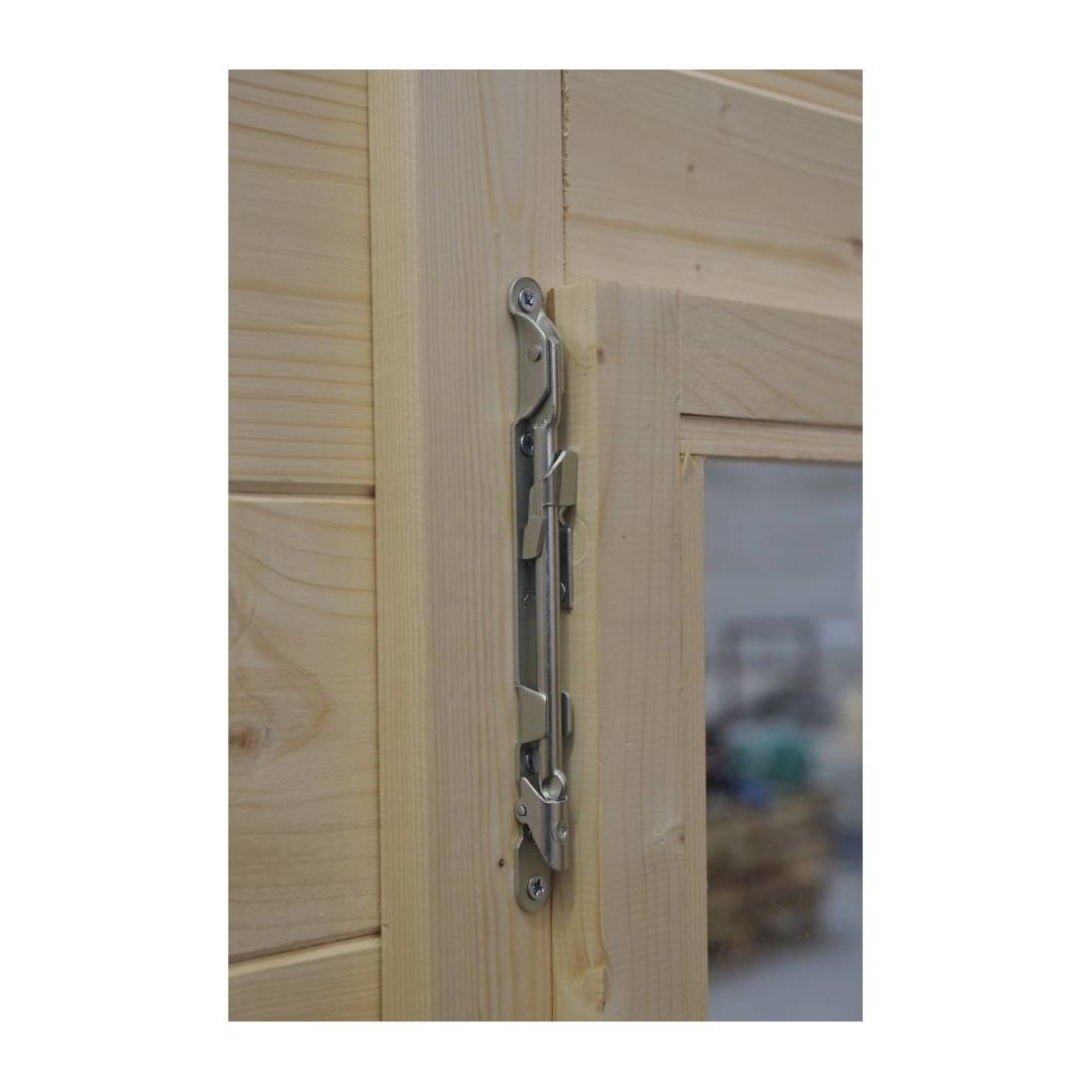 Altanka - Abri de jardin en bois - 25m2 - 5x5m - Ep. 40mm - Couleur: naturel - DOM612 - ALTANKA - Image 6