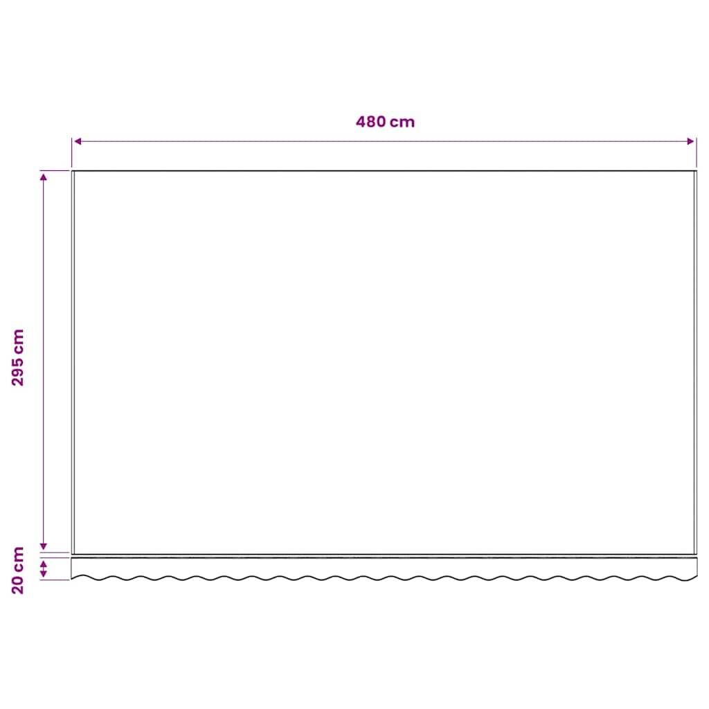 Prolenta Premium - Auvent polyester jaune  480 x 295 cm  - Prolenta premium p354.6 - Image 7