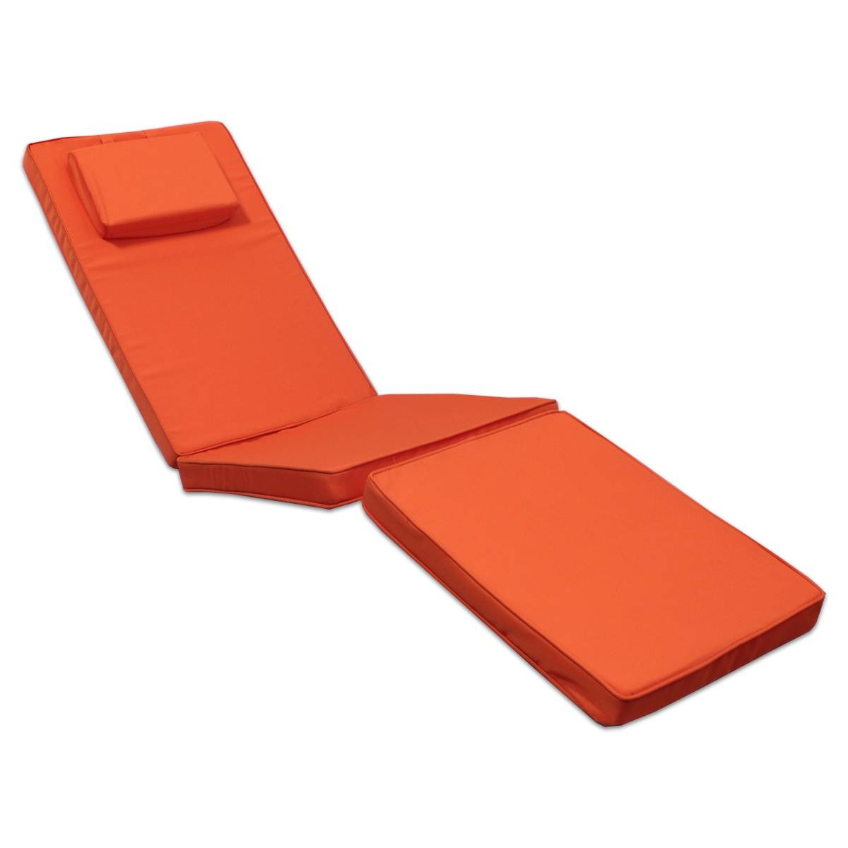Matelas Orange pour Chaise longue - TECK'Attitude - Image 1