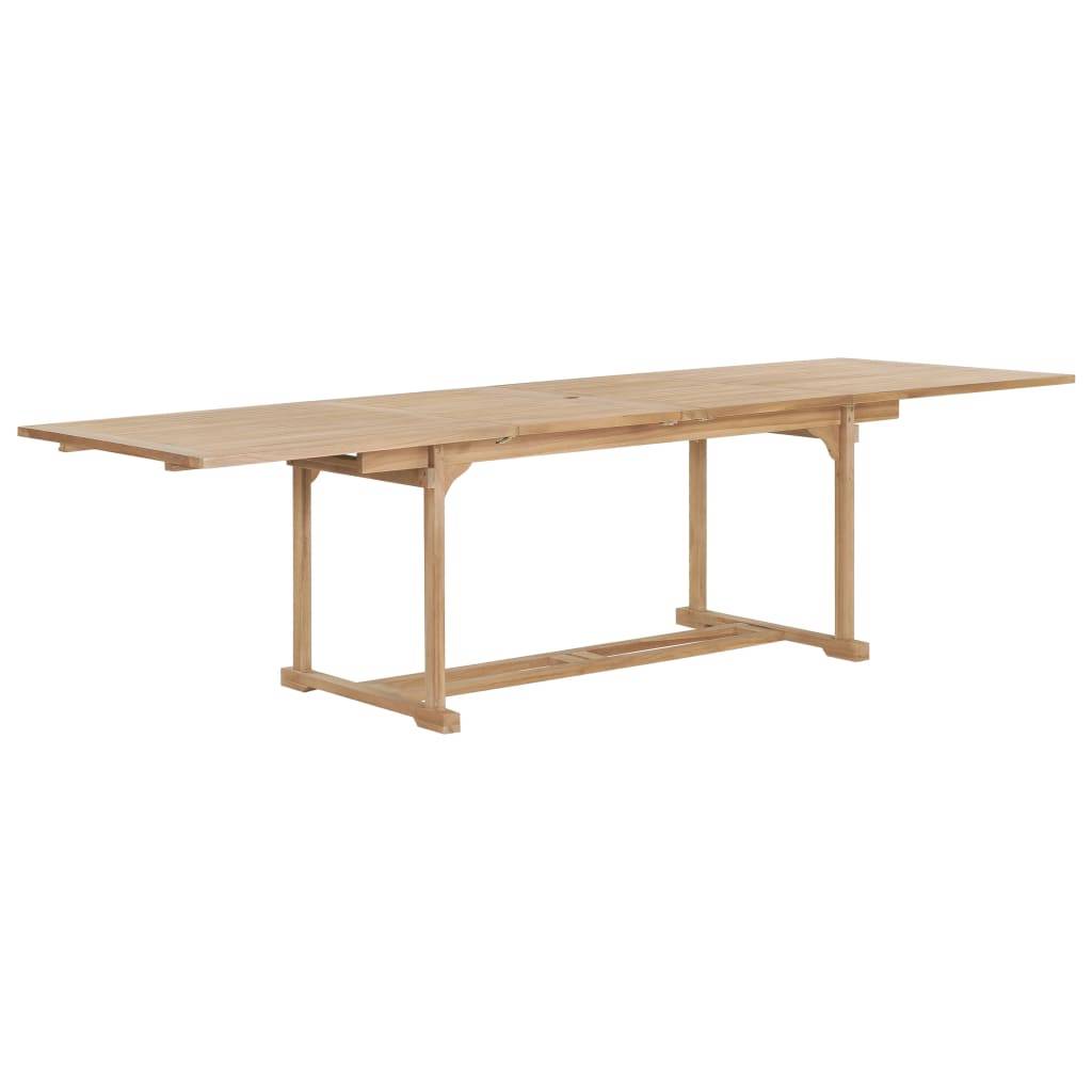 PANGIVO - Table extensible de jardin Teck solide 180-280 x 100 x 75 cm - PANGIVO - Image 2