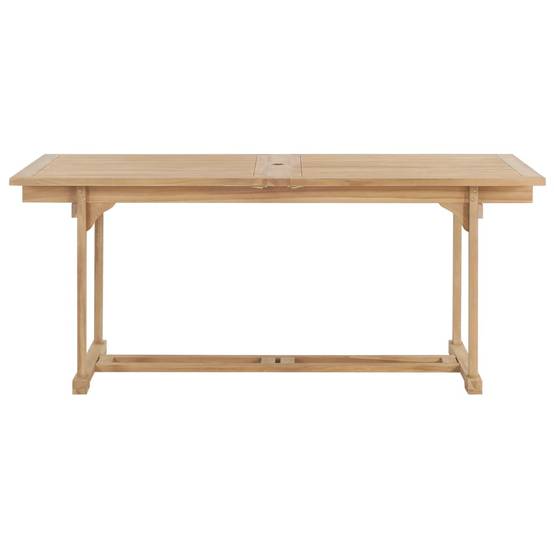 PANGIVO - Table extensible de jardin Teck solide 180-280 x 100 x 75 cm - PANGIVO - Image 4