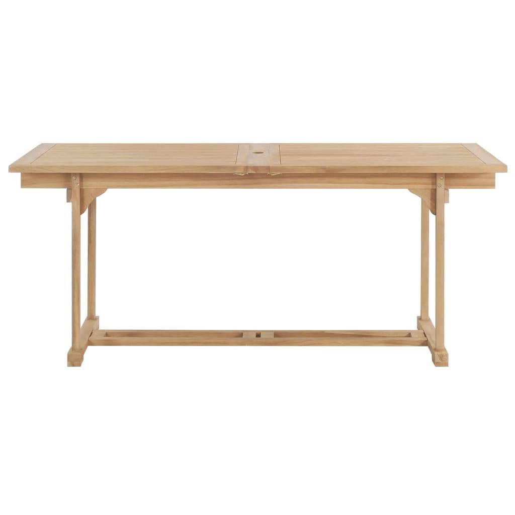 PANGIVO - Table extensible de jardin Teck solide 180-280 x 100 x 75 cm - PANGIVO - Image 4