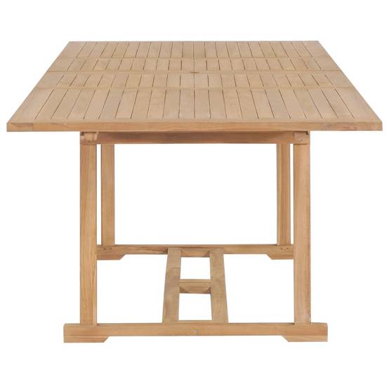 PANGIVO - Table extensible de jardin Teck solide 180-280 x 100 x 75 cm - PANGIVO - Image 5