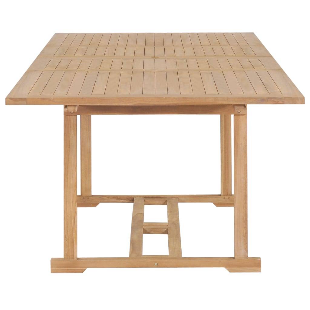PANGIVO - Table extensible de jardin Teck solide 180-280 x 100 x 75 cm - PANGIVO - Image 5