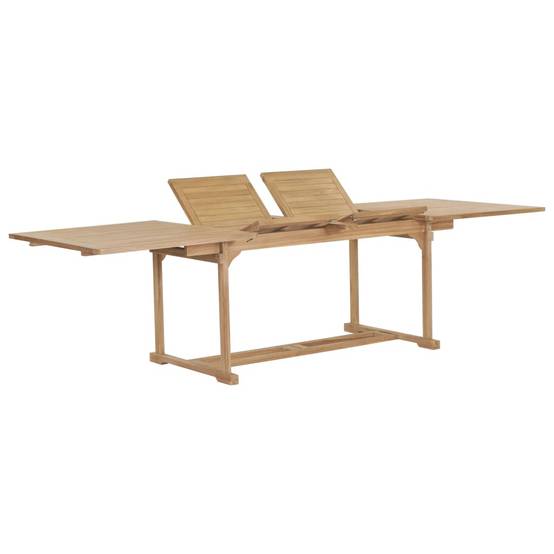 PANGIVO - Table extensible de jardin Teck solide 180-280 x 100 x 75 cm - PANGIVO - Image 1