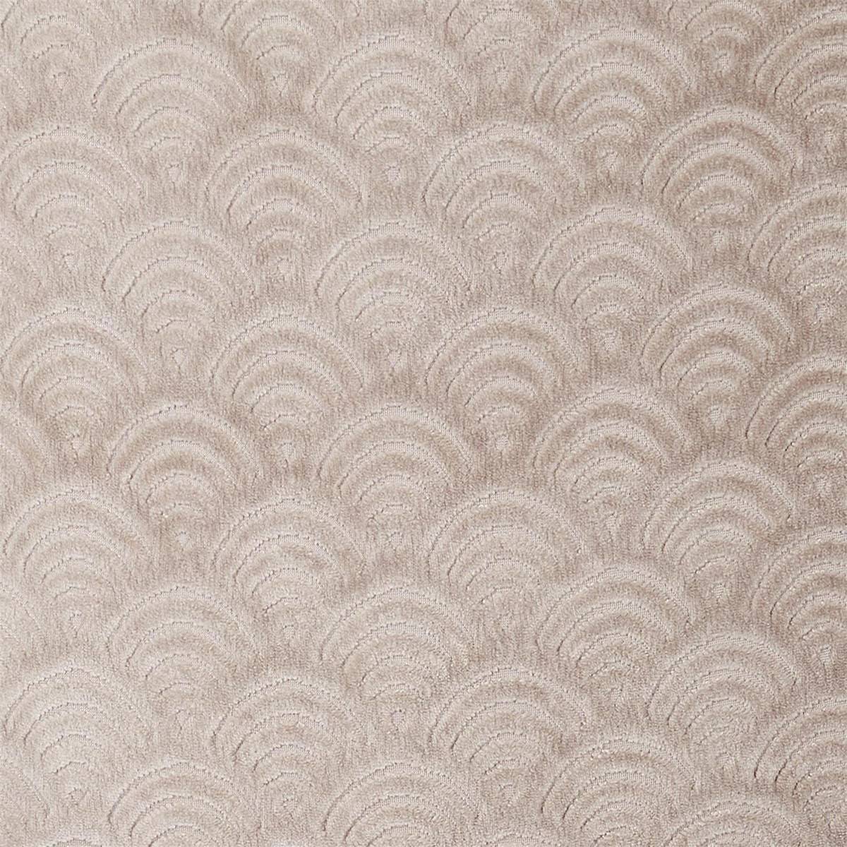 Lot de 4 Chaises Taupe Motif Ecailles Piétement Gold - HOLLA - Image 10