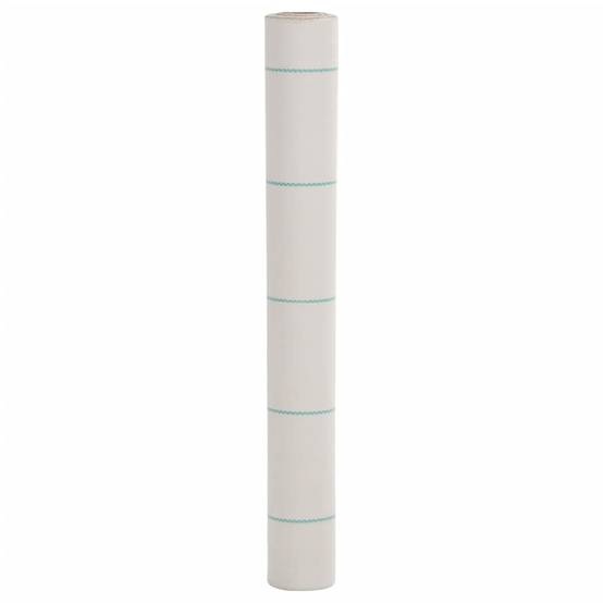 Toile de paillage Polypropylène Jardin Potager Anti-repousse mauvaises herbes 1x150m Blanc - ComfortXL Outdoor Living - Image 1