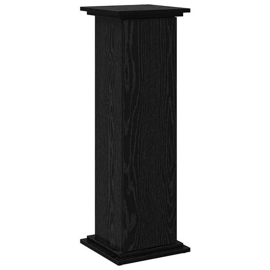 Meuble Porte-Plante avec Rangement Bois d'Ingénierie pour Salon et Jardin Chêne Noir 90 cm – ComfortXL Outdoor Living - Image 2