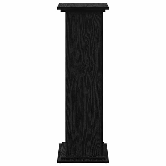 Meuble Porte-Plante avec Rangement Bois d'Ingénierie pour Salon et Jardin Chêne Noir 90 cm – ComfortXL Outdoor Living - Image 6