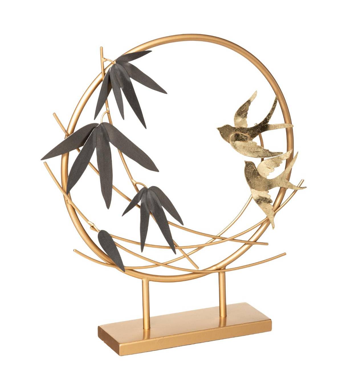 Objet décoratif Oiseau en Métal Or H 36 cm - Image 1