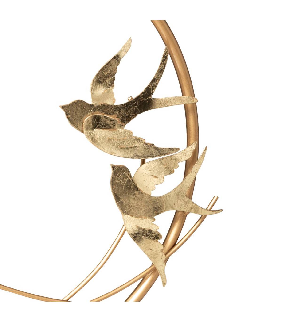 Objet décoratif Oiseau en Métal Or H 36 cm - Image 2