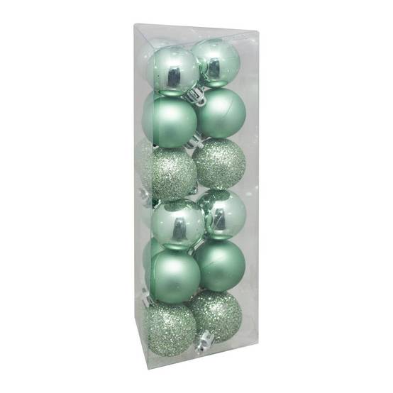 Fééric Lights & Christmas - BDN 30MM X18 VERT AMANDE - Atmosphera Créateur d'intérieur - Image 1