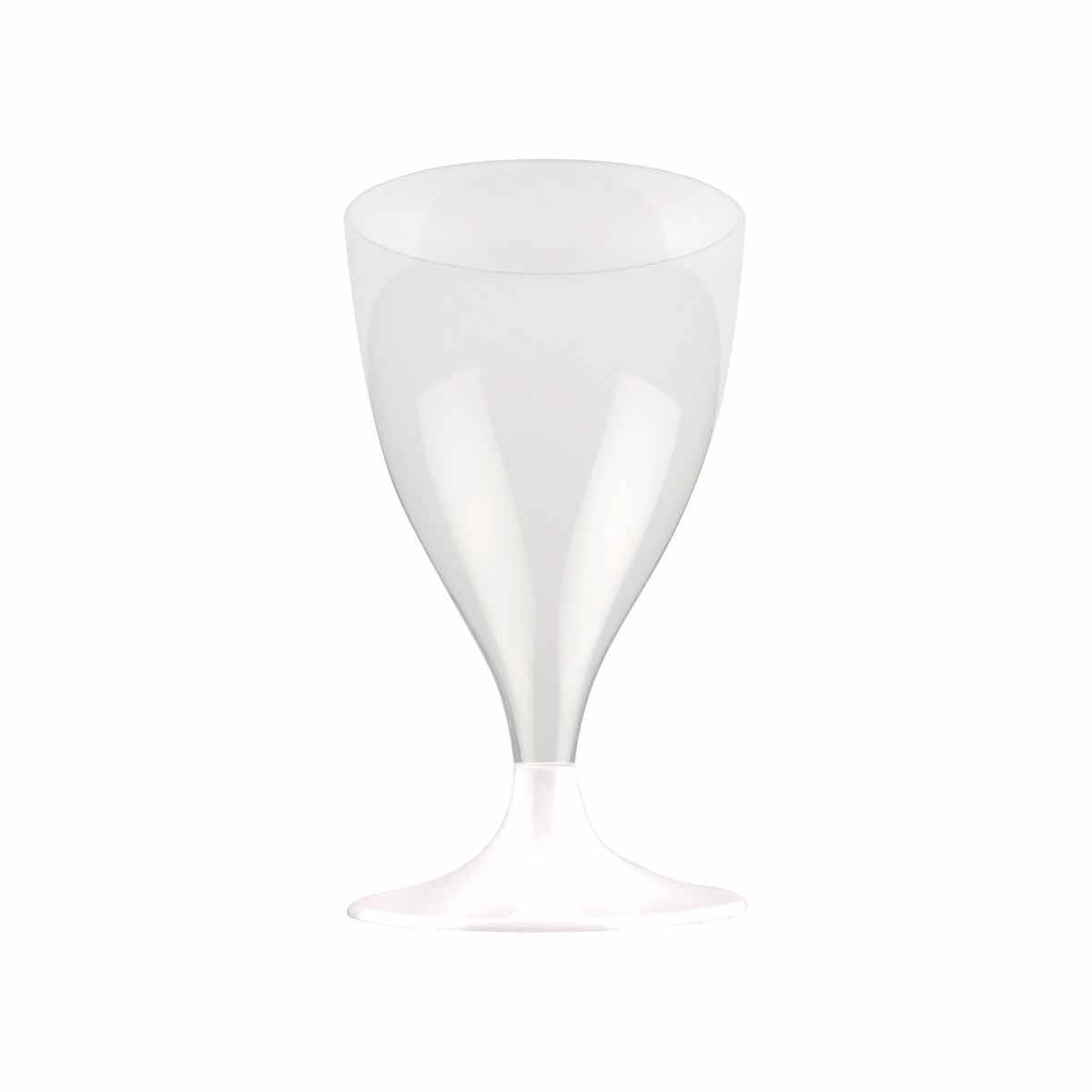 Lot de 6 Verres à Vin Réutilisable "Plastique" 18cl Blanc - Image 2