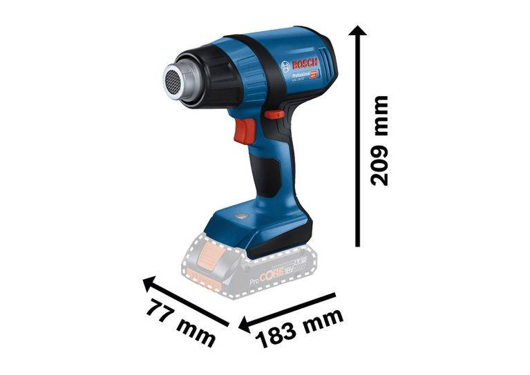 Bosch - Décapeur thermique BOSCH GHG 18V-50 PROFESSIONAL - Sans batterie, ni chargeur - 06012A6501 - Image 2