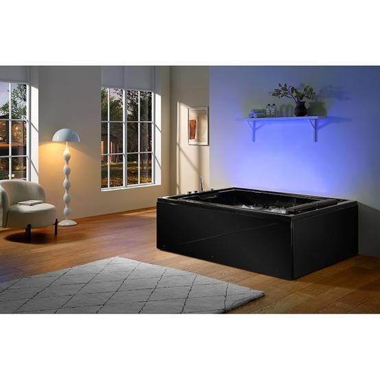Baignoire balnéo VICTORIA BLACK 2 places 192x142 - DROITE - Image 7