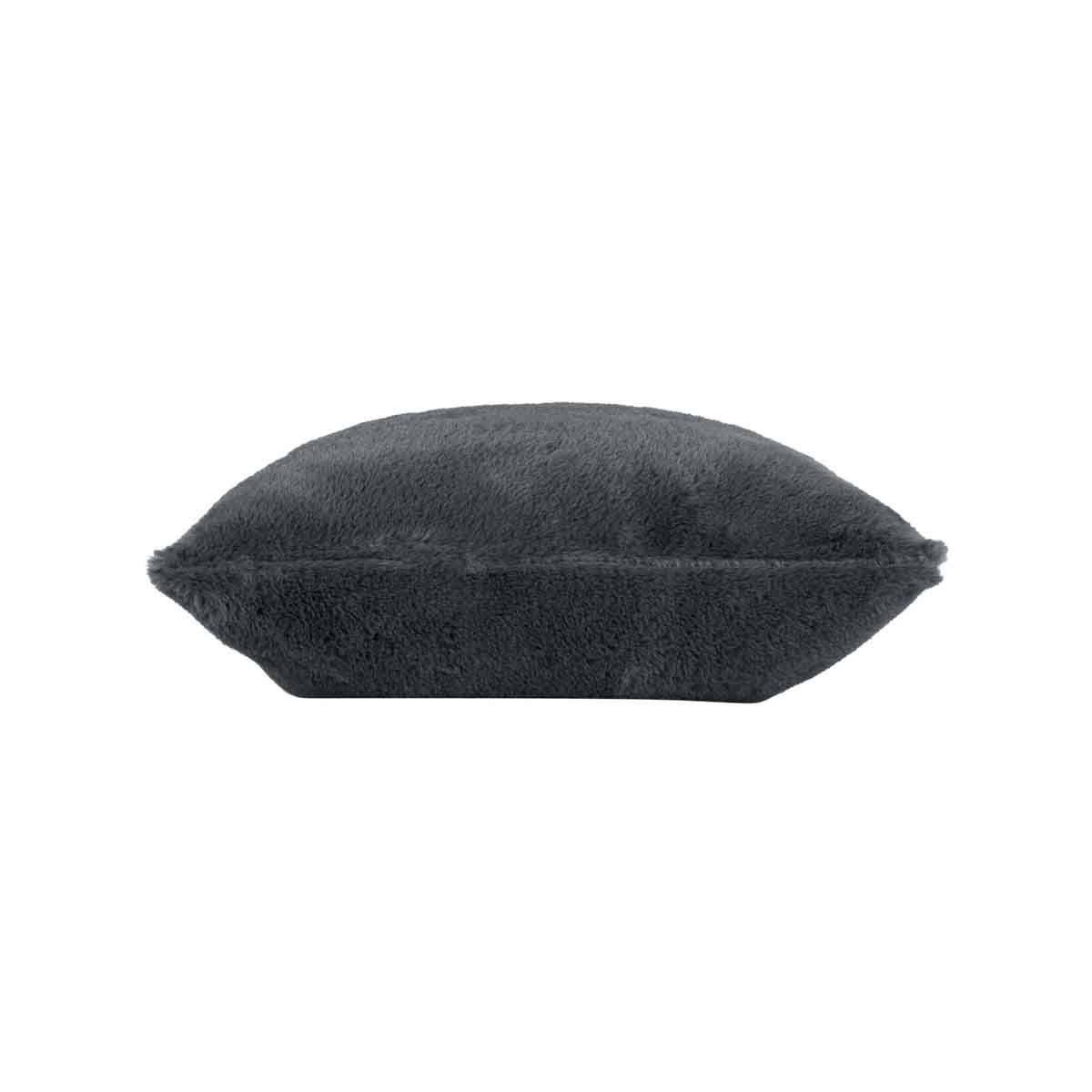 Housse de Coussin "Caresse" 40x40cm Anthracite - Image 2