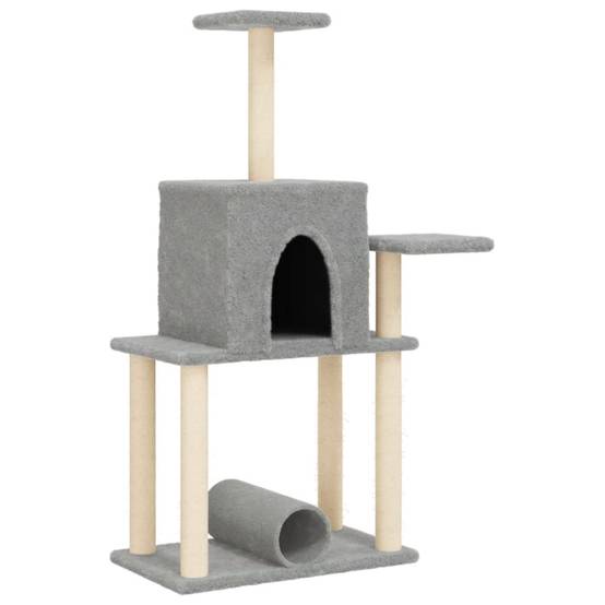 Vidaxl - Arbre à chat avec griffoirs en sisal gris clair 122 cm vidaXL 172089 - Image 2