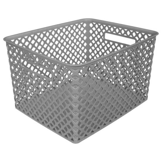 Panier Multi-Usages "Basket" 22cm Gris - Image 1