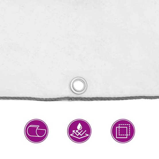 ComfortXL - Bâche de protection plantes PE jardin extérieur imperméable 6x6m transparent - ComfortXL Outdoor Living - Image 6