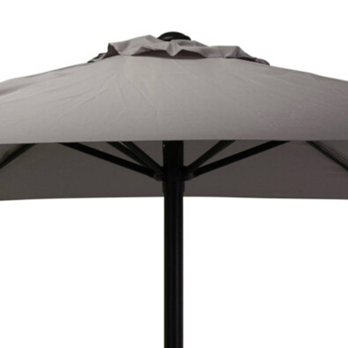 Parasol droit gris Ø3m - Cémonjardin - Image 4