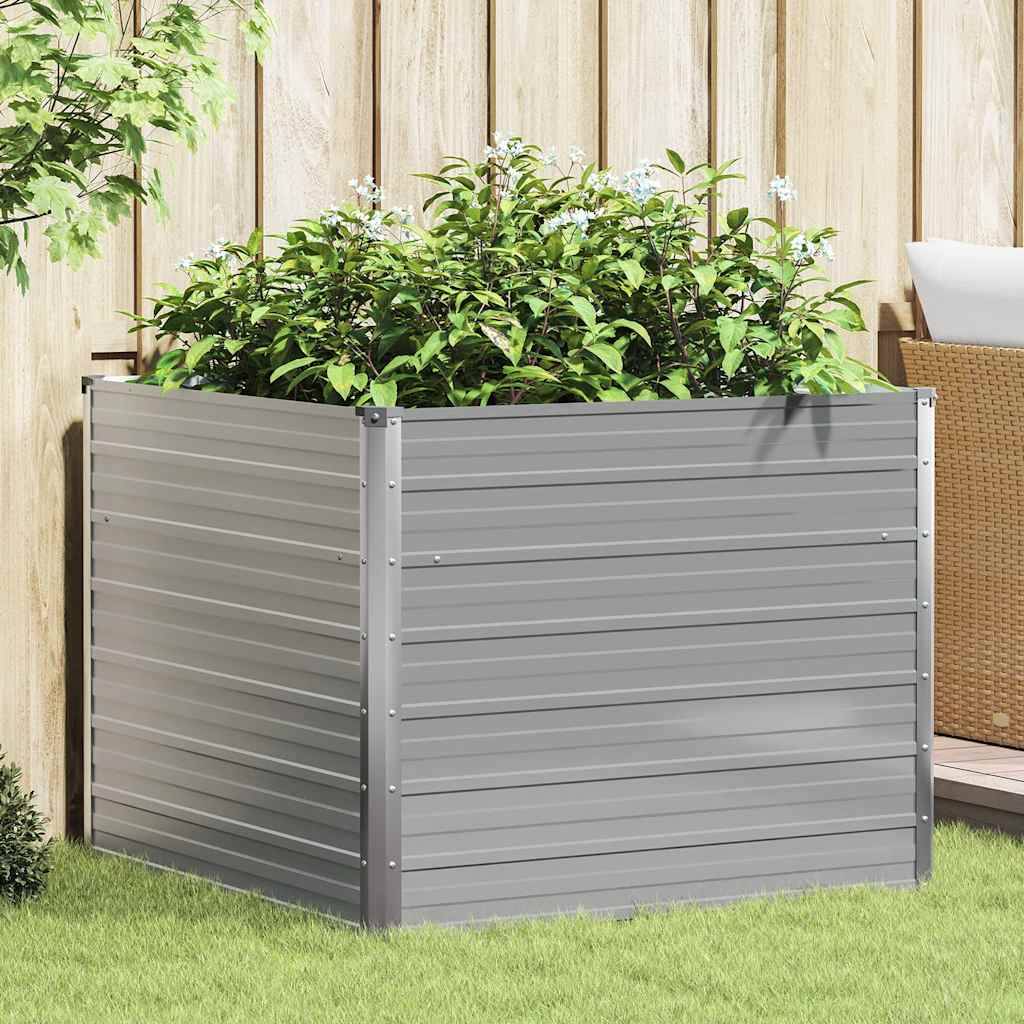 Prolenta Premium - Jardinière acier gris 100 x 100 x 77 cm - Prolenta premium p340.4 - Image 2