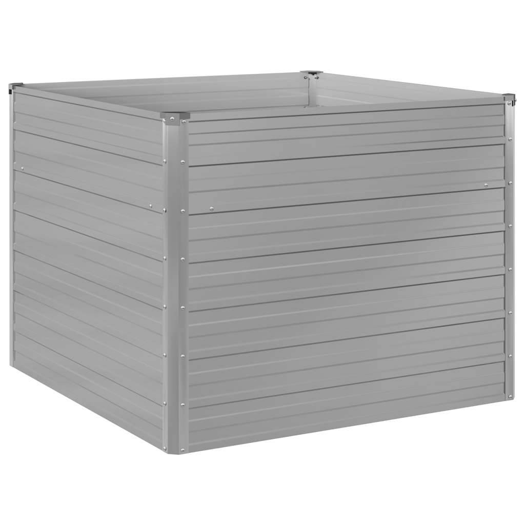 Prolenta Premium - Jardinière acier gris 100 x 100 x 77 cm - Prolenta premium p340.4 - Image 8