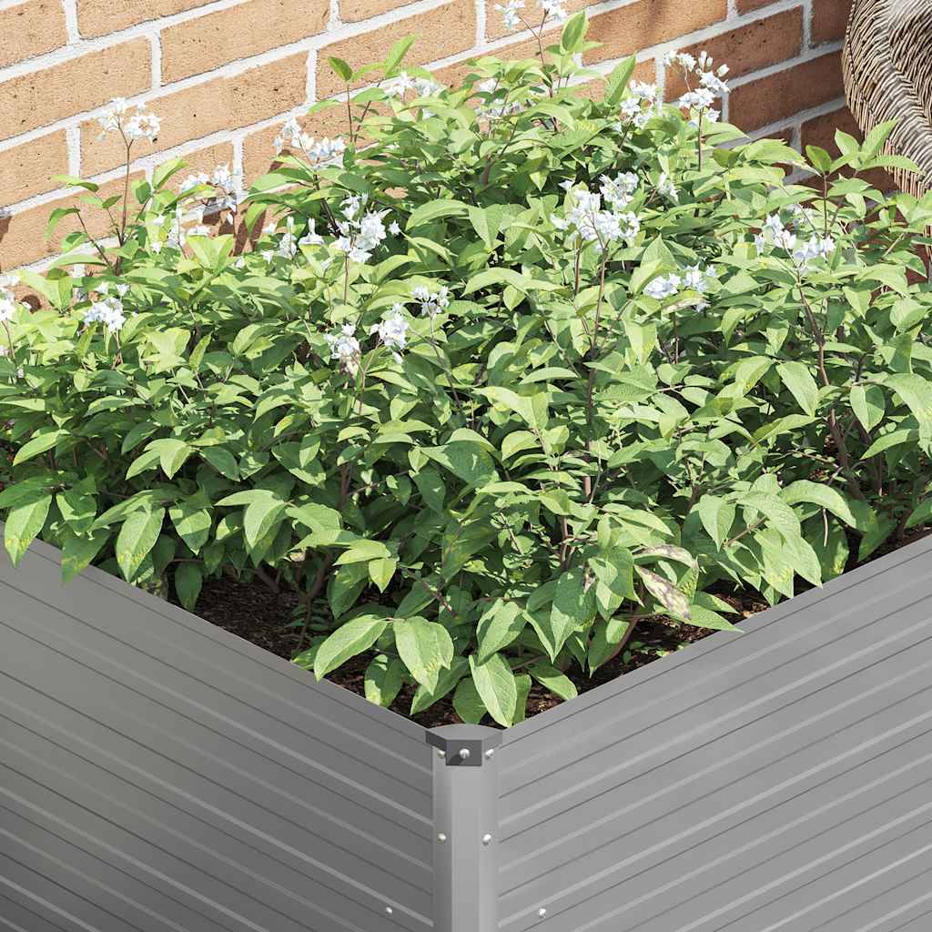 Prolenta Premium - Jardinière acier gris 100 x 100 x 77 cm - Prolenta premium p340.4 - Image 4
