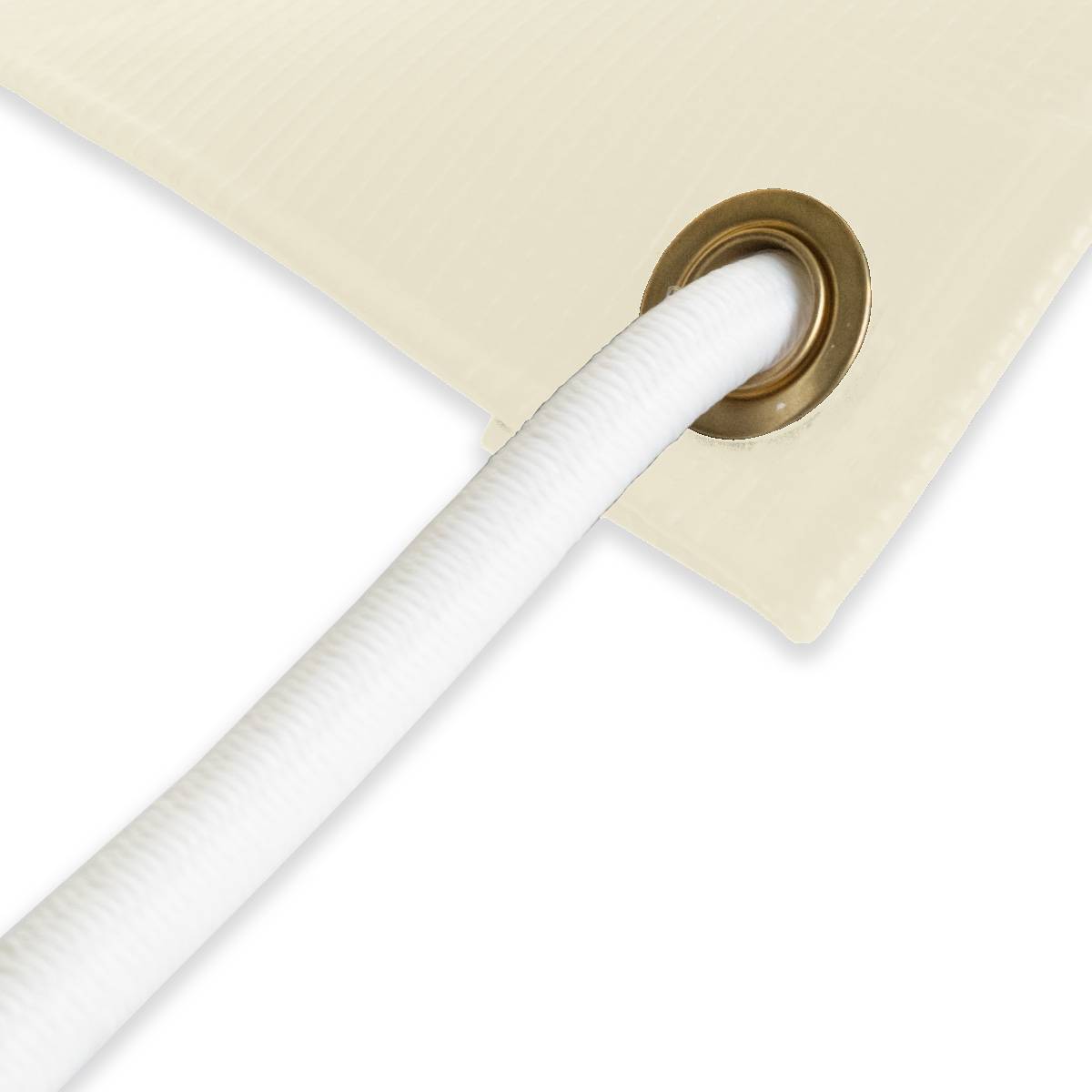Tecplast - Pack Toile Pergola Ivoire 3x4 m + Sandow Blanc 20m - Bâche Pergola prête à poser XP640PR Garantie 10 ans TECPLAST - Image 2
