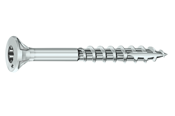 Vis Rocket tête fraisée étoile VYNEX Acier zingué 6x200/70 - Boite de 100 - 351400025081