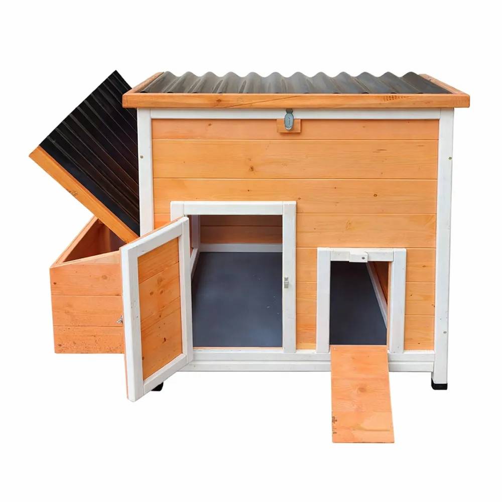 Poulailler Hefa+ avec enclos intégré 200x115x75cm - Jusqu'à 6 poules - Image 6