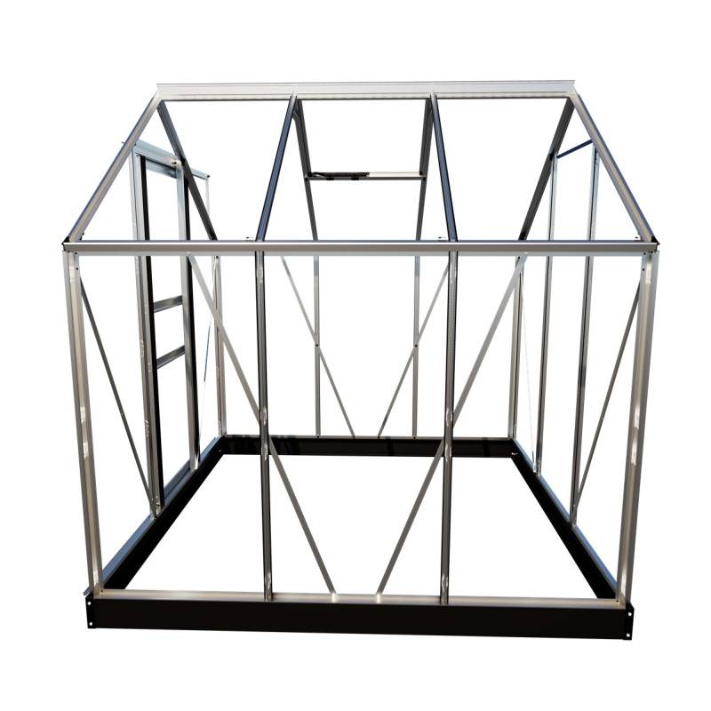Halls - Serre en verre horticole 3,8 m² - Popular 66, aluminium - Halls - Image 5
